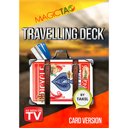 Travelling Deck Card Version Blue (Gimmick and Online Instructions) by Takel - Trick