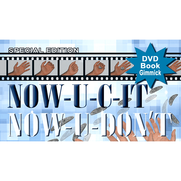 Special Edition NOW-U-C-IT, NOW-U-DON'T (DVD, Book and Gimmick) by Jeff Stewart and Meir Yedid - DVD