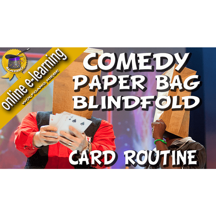 Comedy Paper Bag Blindfold Routine by Wolfgang Riebe video DOWNLOAD