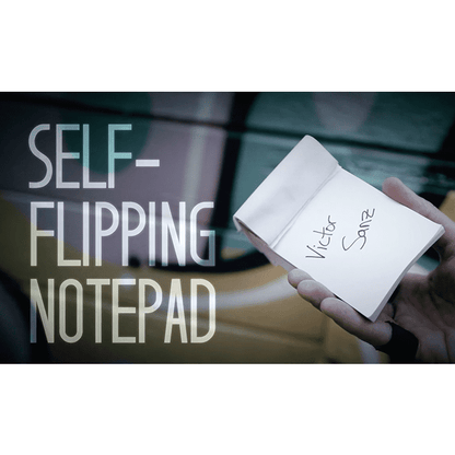 Self-Flipping Notepad (DVD and Gimmick) by Victor Sanz - DVD