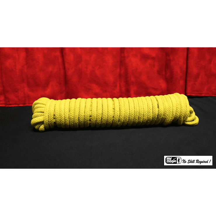 Cotton Rope (Yellow) 50 ft by Mr. Magic - Trick