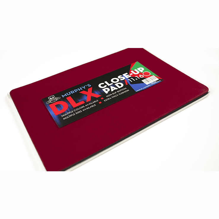 Deluxe Close-Up Pad 11X16 (Red) by Murphy's Magic Supplies - Trick