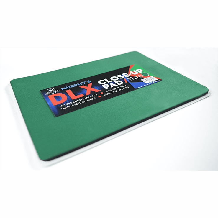 Deluxe Close-Up Pad 11X16 (Green) by Murphy's Magic Supplies - Trick