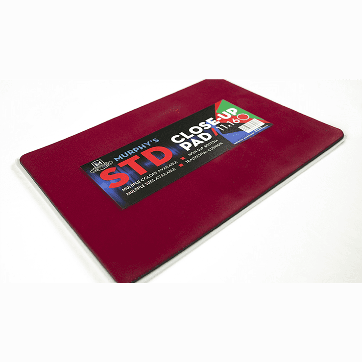 Standard Close-Up Pad 11X16 (Red) by Murphy's Magic Supplies - Trick