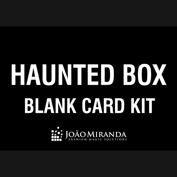 Blank Card Kit for Haunted Box by João Miranda - Trick