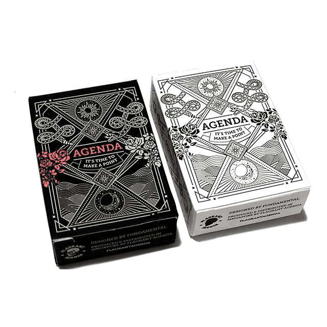 Mini Agenda Playing Cards (Black)