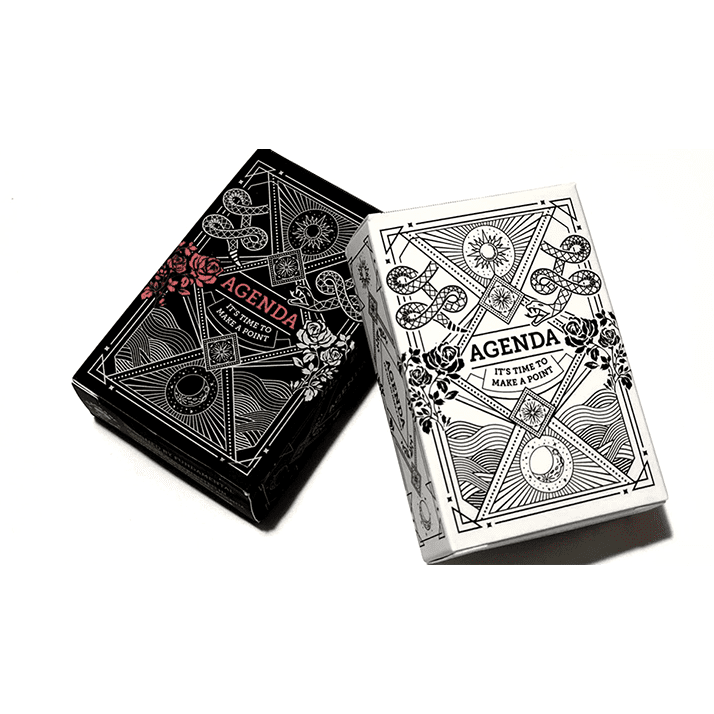 Mini Agenda Playing Cards (White)