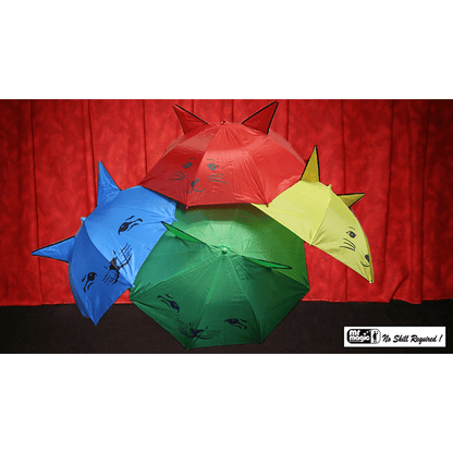 Umbrella Production Silk by Mr. Magic (4 Umbrellas) - Trick