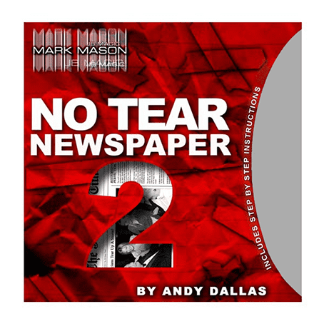 No Tear Newspaper 2 (Gimmick and Online Instructions) by Andy Dallas - Trick