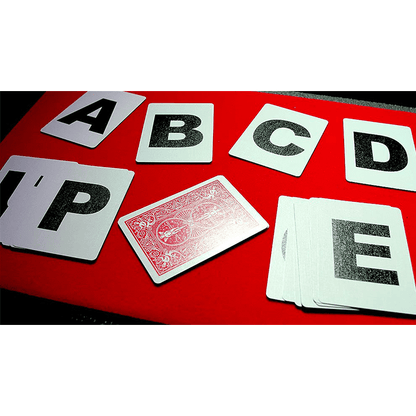 Alphabet Playing Cards Bicycle No Index by PrintByMagic - Trick