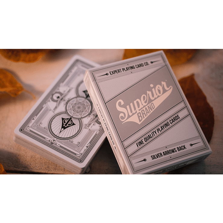 Superior Silver Arrow Playing Cards by Expert Playing Card Co