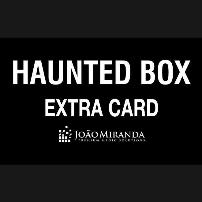 Haunted Box Extra Gimmicked Card (Red) by João Miranda Magic - Trick