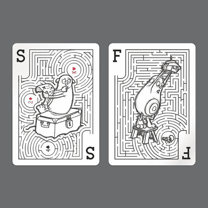 Bicycle Mazing Playing Cards