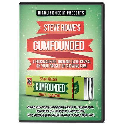 GUMFOUNDED (Online Instructions and Gimmick) by Steve Rowe - Trick