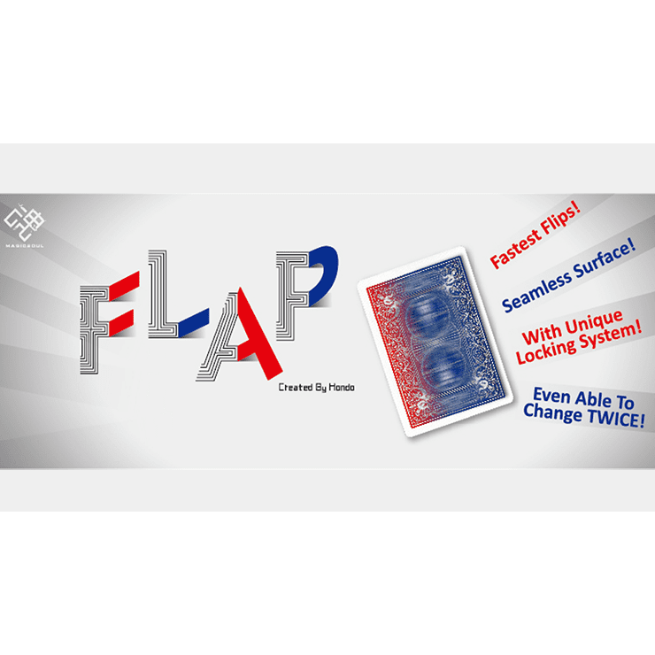 Modern Flap Card to Box (Blue) by UZ Hsieh