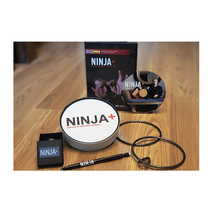 Ninja+ Deluxe CHROME BLACK (With Online Instructions) by Matthew Garrett - Trick