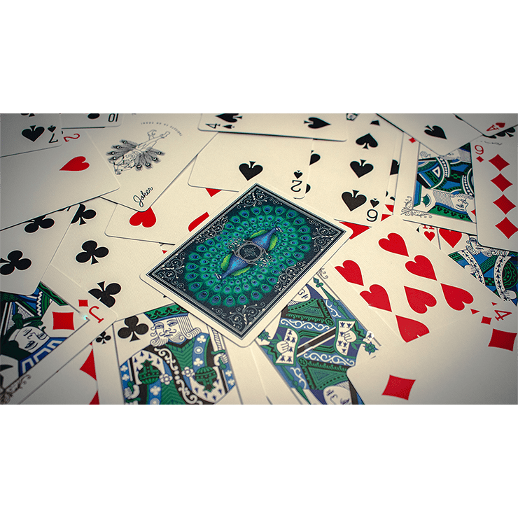 Limited Edition Peacocks Playing Cards by Rocsana Thompson