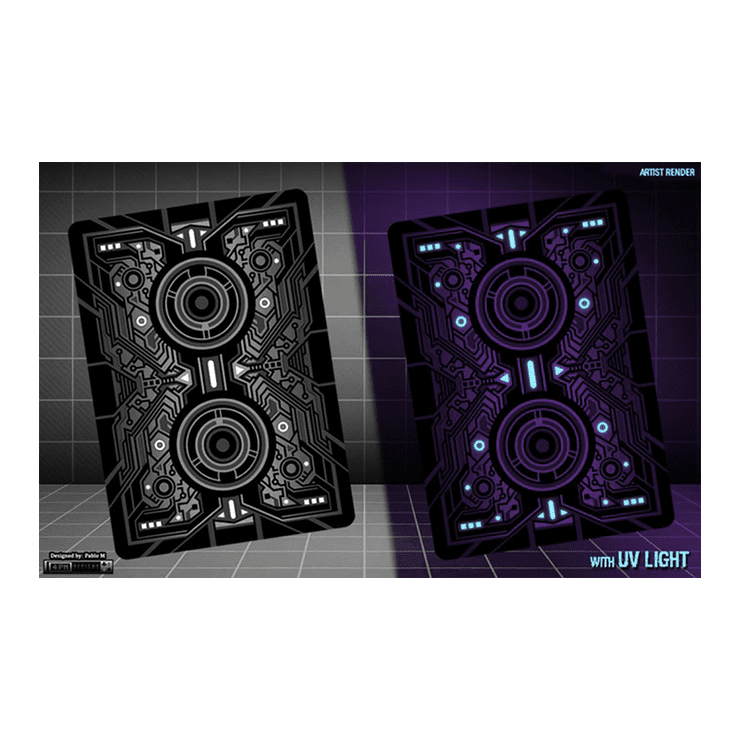 Limited Edition Bicycle Grid Blackout Playing Cards