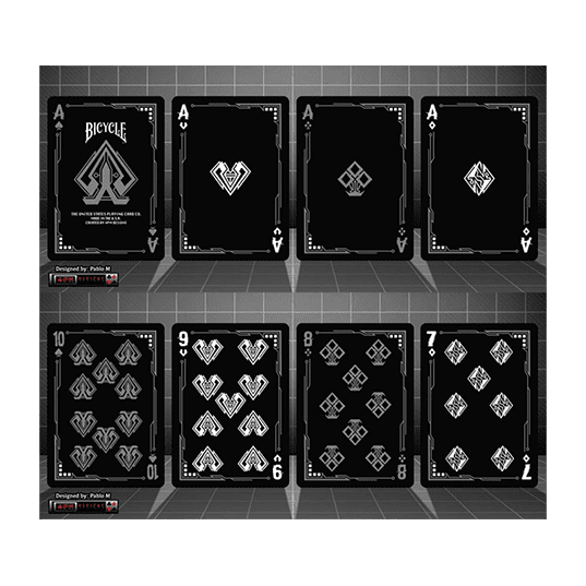 Limited Edition Bicycle Grid Blackout Playing Cards