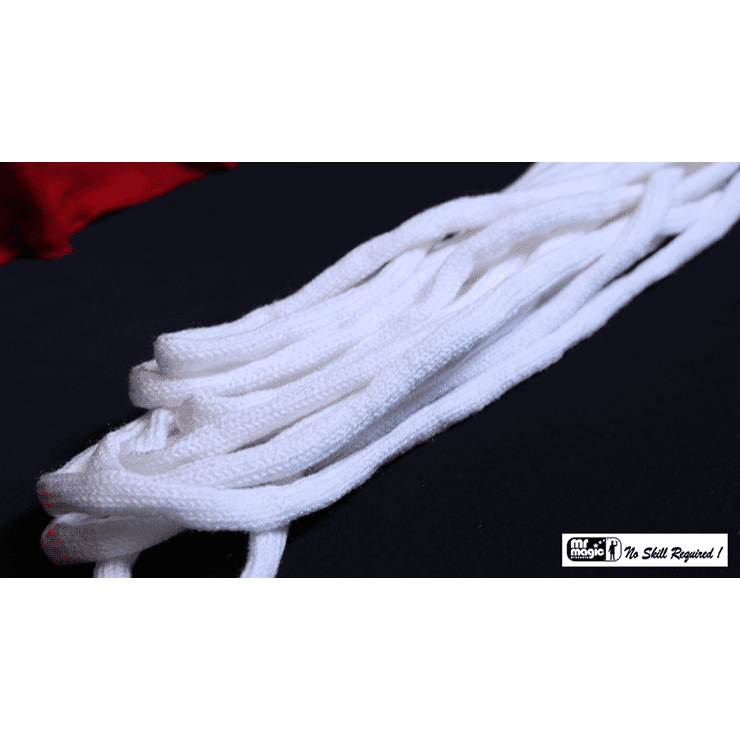 SUPER SOFT WOOL ROPE NO CORE 25 ft. (Extra-White) by Mr. Magic - Trick