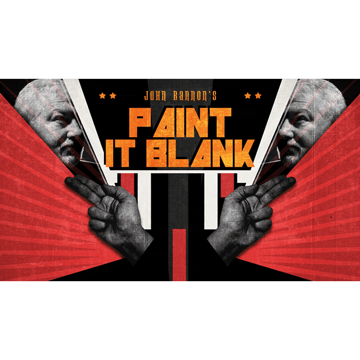John Bannon's PAINT IT BLANK (Gimmicks and DVD) - DVD