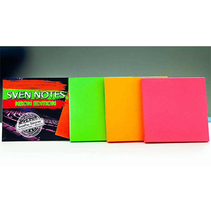 Sven Notes NEON EDITION (3 Neon Sticky Notes Style Pads) - Trick