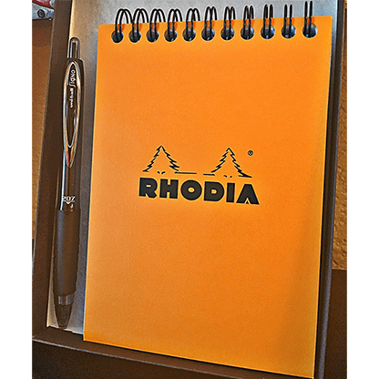 SvenPad® Elegance Rhodia® Edition (Single, Orange Cover) - Trick