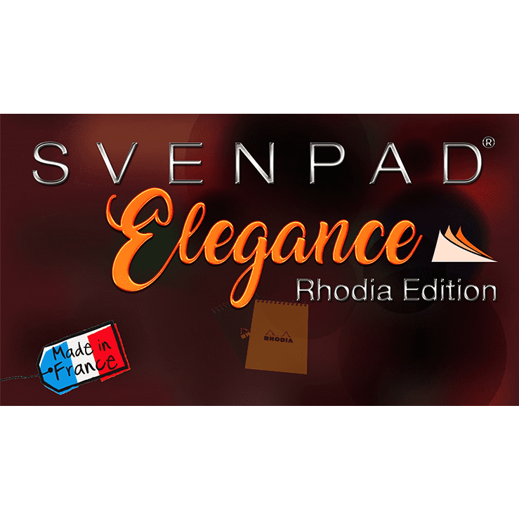 SvenPad® Elegance Rhodia® Edition (Single, Orange Cover) - Trick