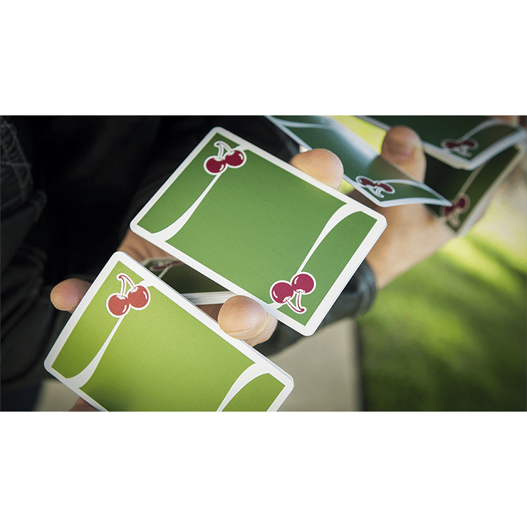 Cherry Casino (Sahara Green) Playing Cards by Pure Imagination Projects
