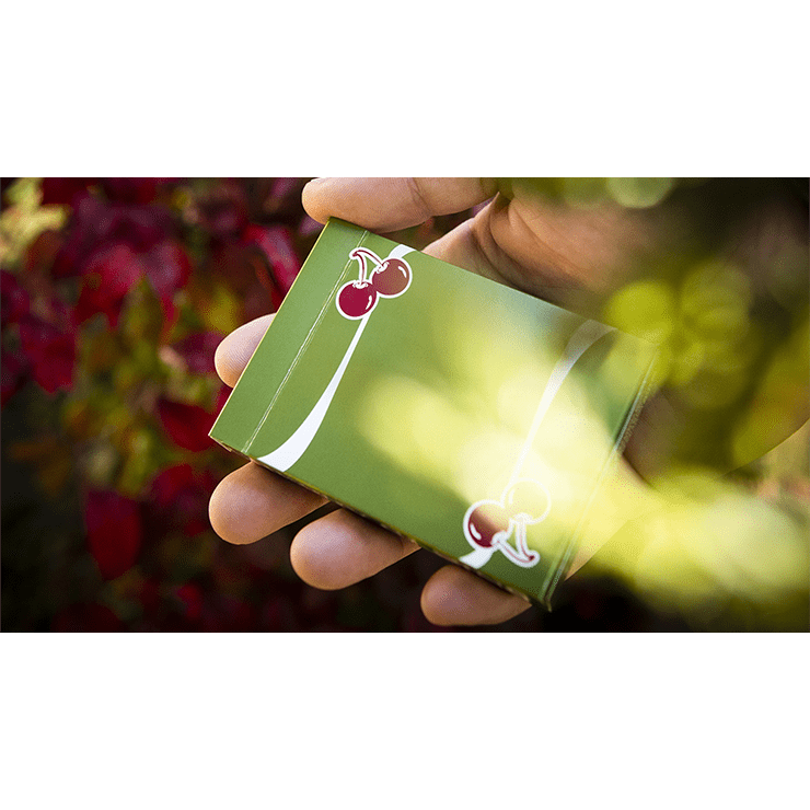 Cherry Casino (Sahara Green) Playing Cards by Pure Imagination Projects