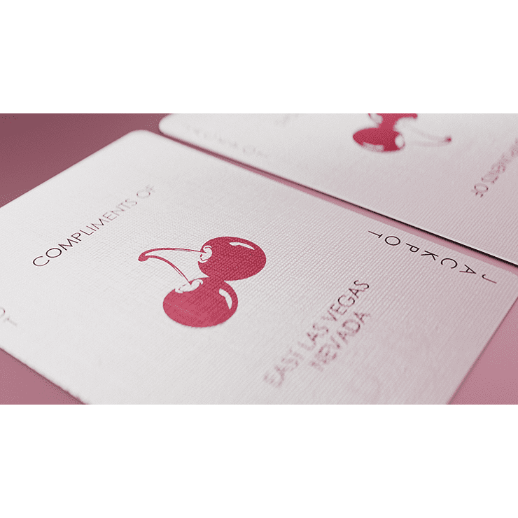 Cherry Casino (Flamingo Quartz Pink) Playing Cards By Pure Imagination Projects