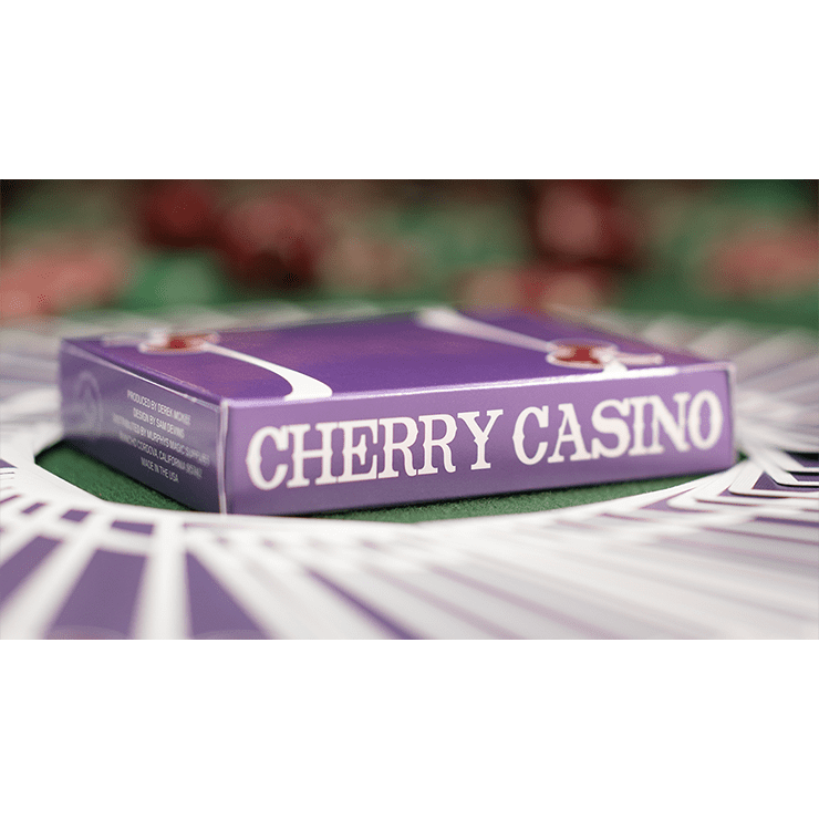 Cherry Casino (Desert Inn Purple) Playing Cards by Pure Imagination Projects