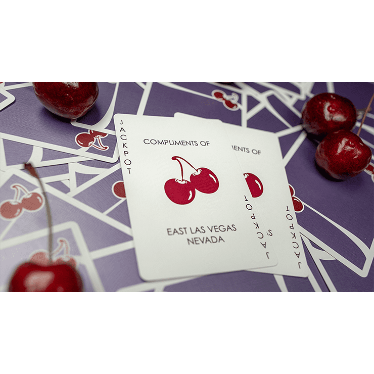 Cherry Casino (Desert Inn Purple) Playing Cards by Pure Imagination Projects