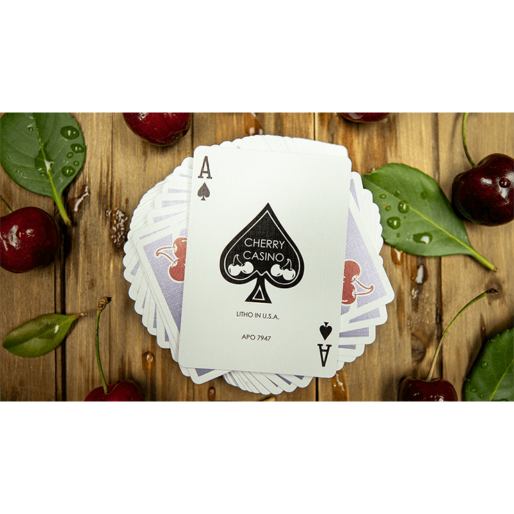 Cherry Casino (Desert Inn Purple) Playing Cards by Pure Imagination Projects