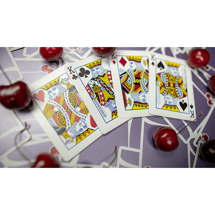 Cherry Casino (Desert Inn Purple) Playing Cards by Pure Imagination Projects