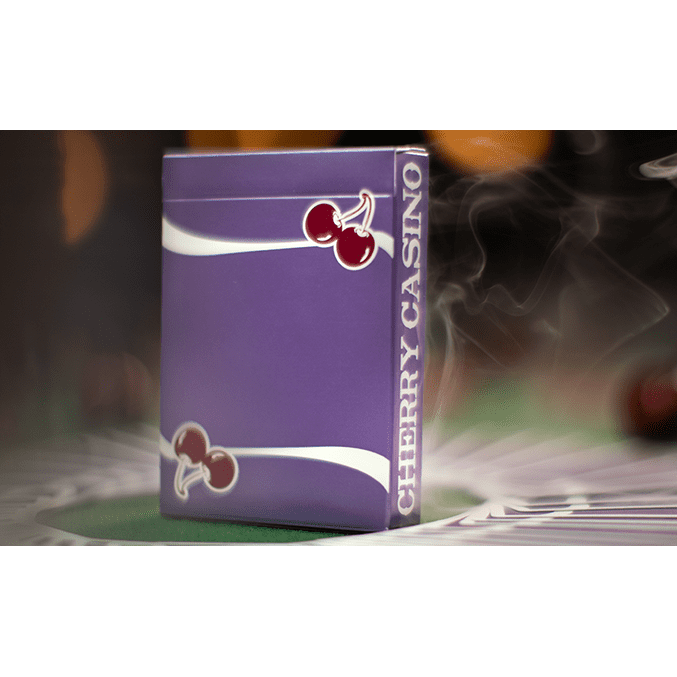 Cherry Casino (Desert Inn Purple) Playing Cards by Pure Imagination Projects