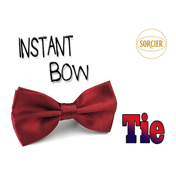 Instant Bow Tie (Red) by Sorcier Magic - Trick