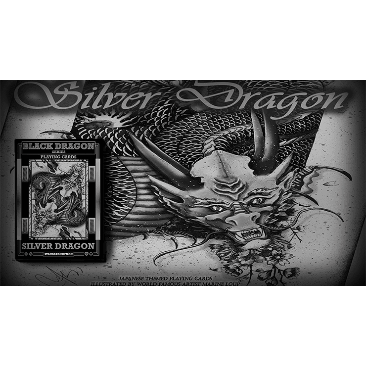 Silver Dragon (Standard Edition) Playing Cards by Craig Maidment