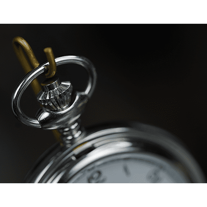 Infinity Pocket Watch V3 - Silver Case White Dial / STD Version (Gimmick and Online Instructions) by Bluether Magic - Trick