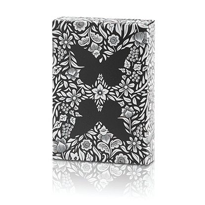 Limited Edition Butterfly Playing Cards Marked (Black and White) by Ondrej Psenicka