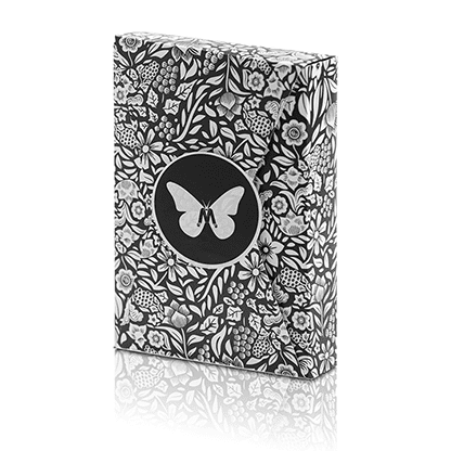 Limited Edition Butterfly Playing Cards Marked (Black and White) by Ondrej Psenicka