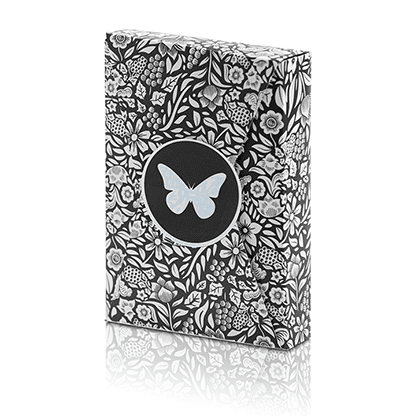 Limited Edition Butterfly Playing Cards (Black and White) by Ondrej Psenicka