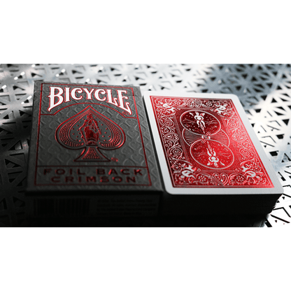 Bicycle Rider Back Crimson Luxe (Red) Version 2 by US Playing Card Co