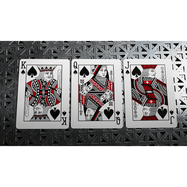 Bicycle Rider Back Crimson Luxe (Red) Version 2 by US Playing Card Co