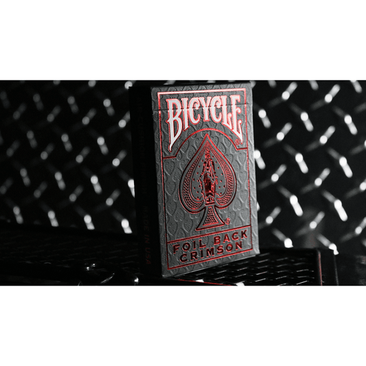 Bicycle Rider Back Crimson Luxe (Red) Version 2 by US Playing Card Co