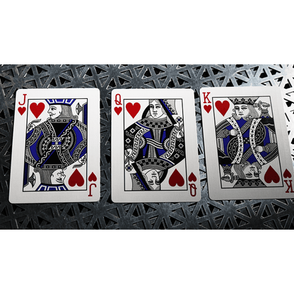 Bicycle Rider Back Cobalt Luxe (Blue) Version 2 by US Playing Card Co