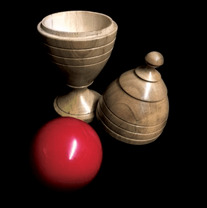 Deluxe Wooden Ball Vase by Merlins Magic - Trick