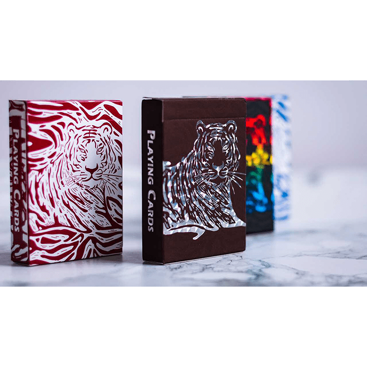 The Hidden King Red Luxury Edition Playing Cards by BOMBMAGIC