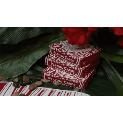 The Hidden King Red Luxury Edition Playing Cards by BOMBMAGIC