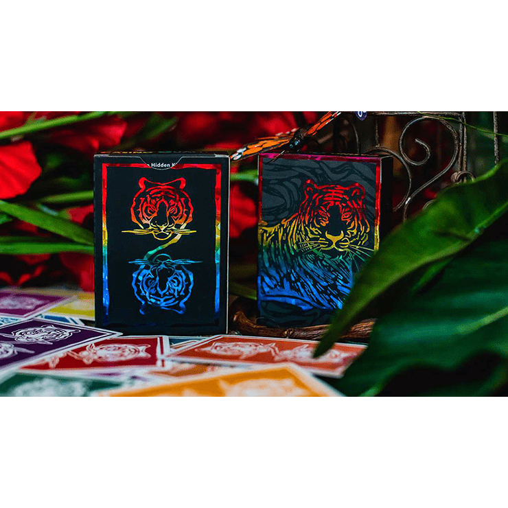 The Hidden King Rainbow Luxury Edition Playing Cards by BOMBMAGIC